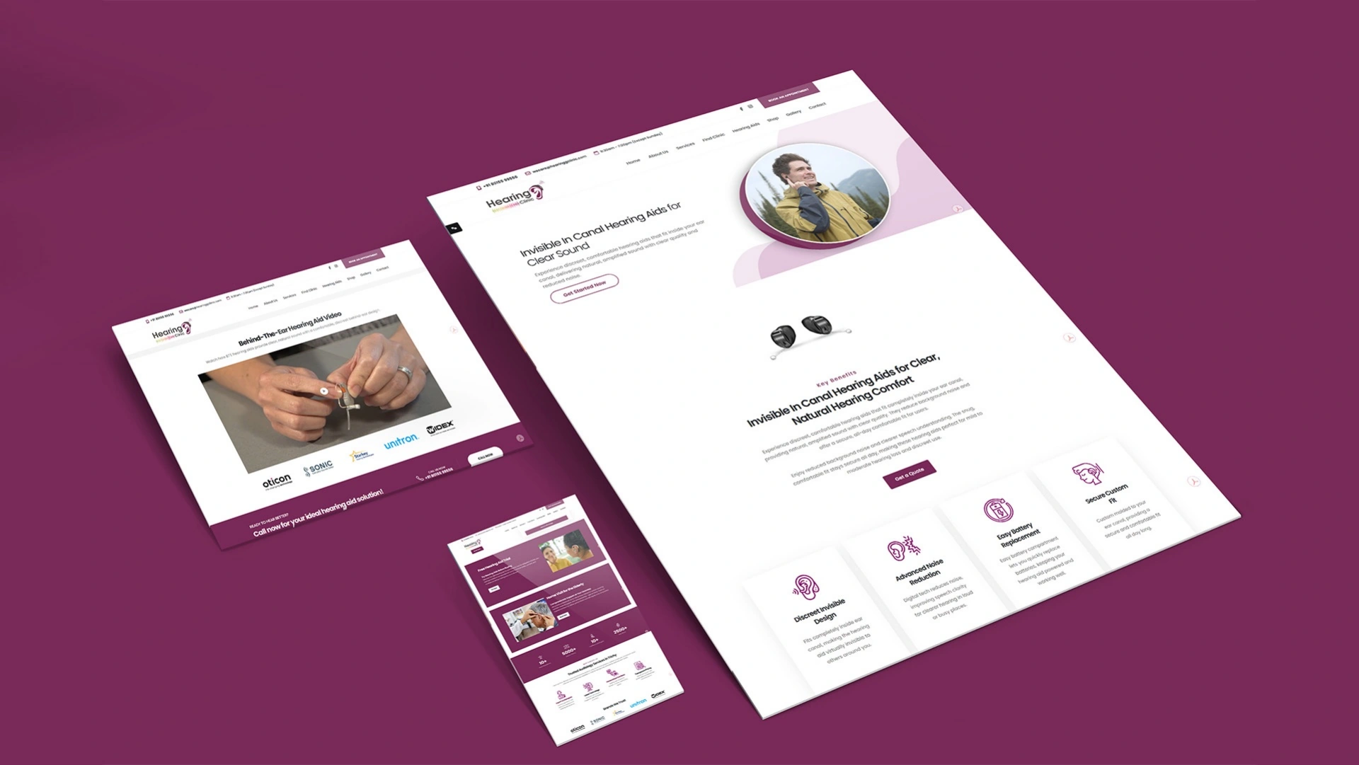 Hearingg Clinic Website