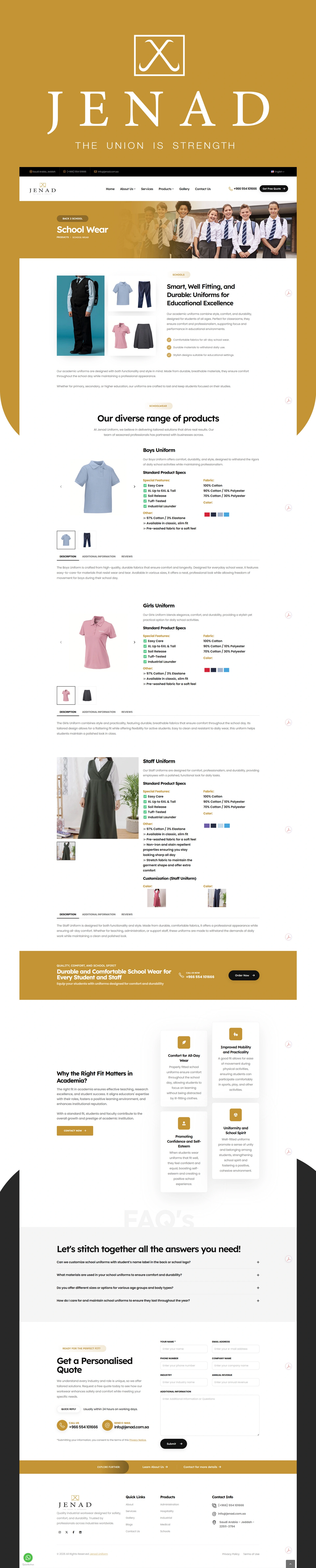 Jenad Website